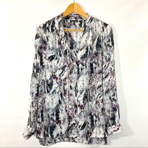 Vince Camuto Long Sleeve Blouse, Size Medium